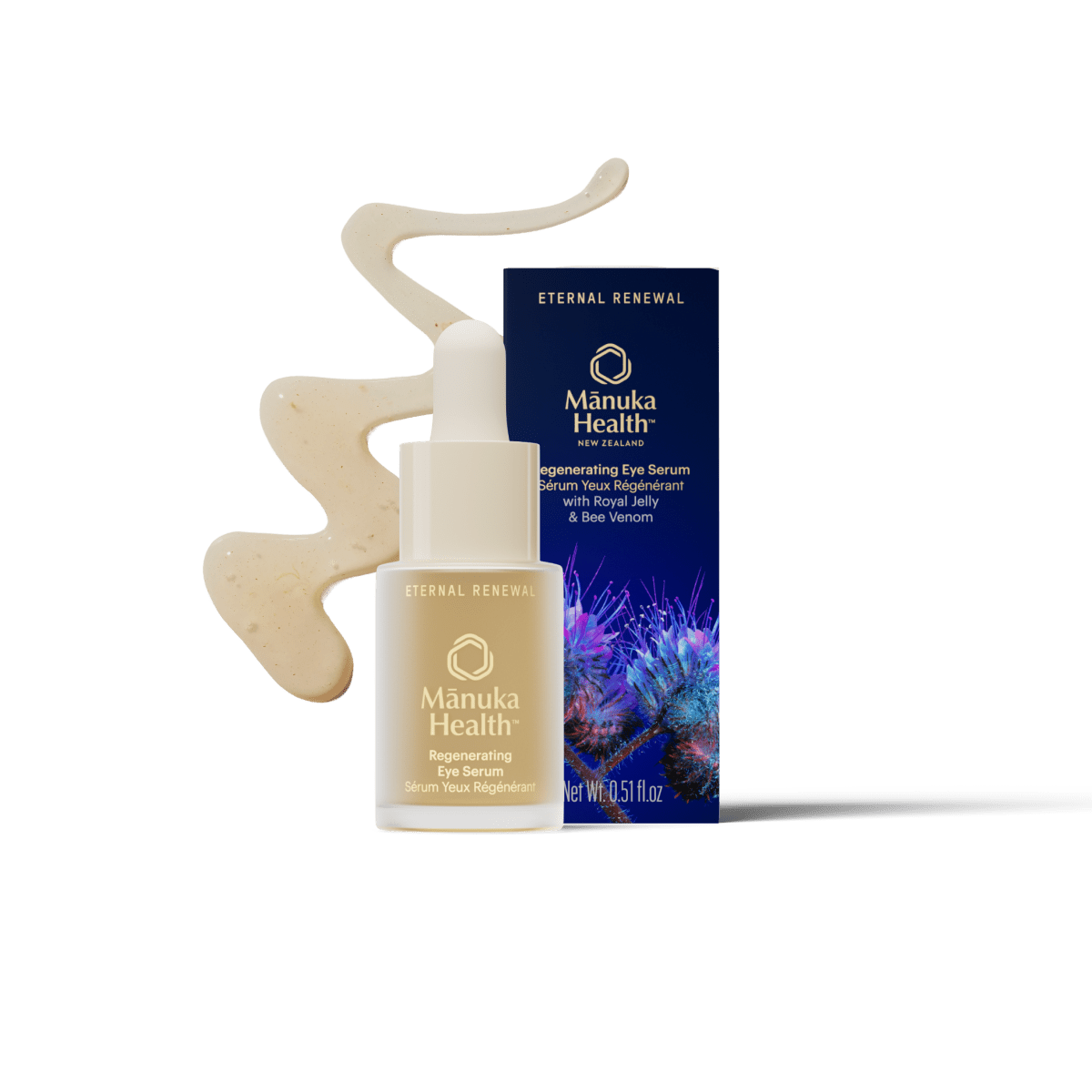 Eternal Renewal Eye Serum with Bee Venom, Royal Jelly, Manuka