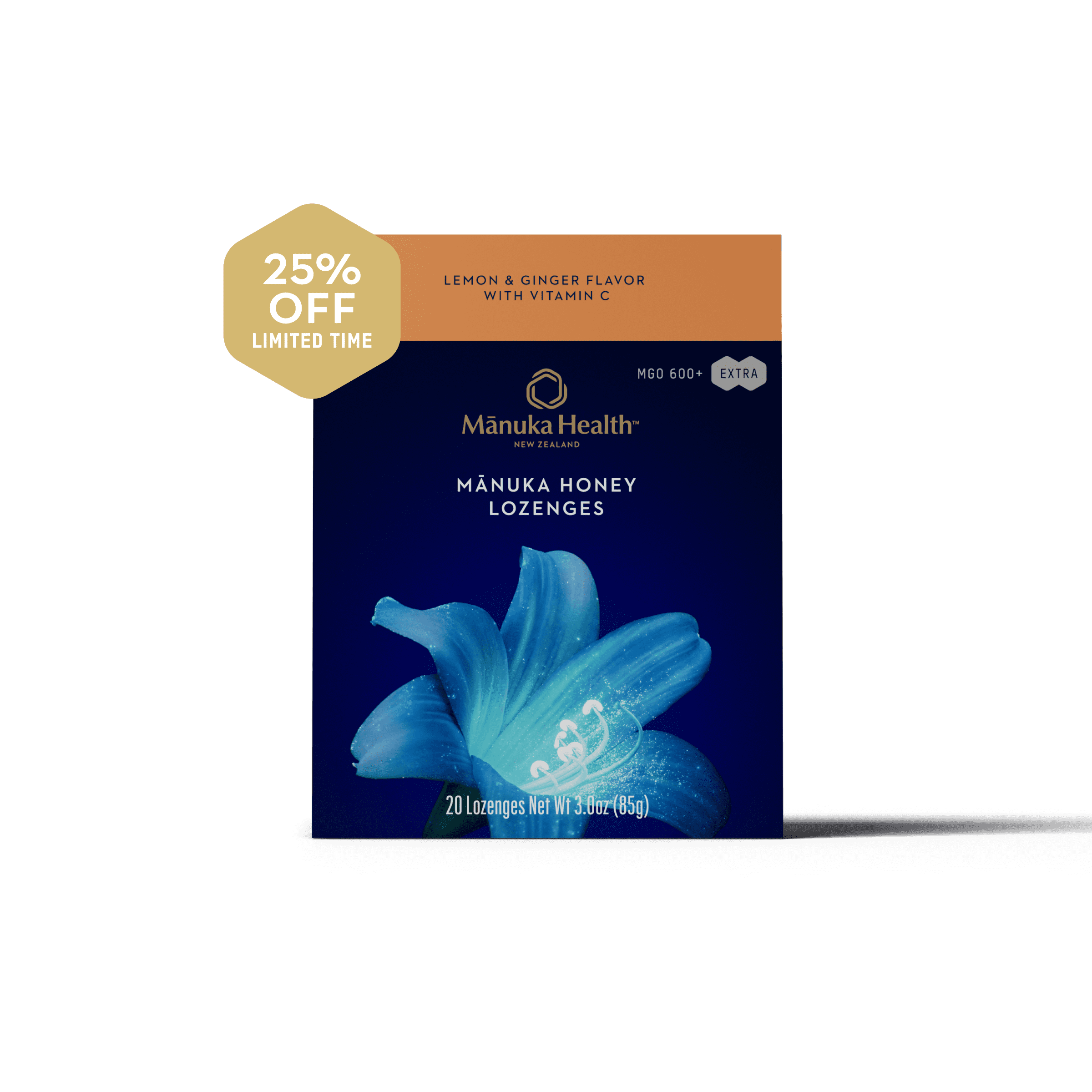 マヌカジンセン Manuka Honey Lemon & Ginger Lozenges with Vitamin C – Manuka Health