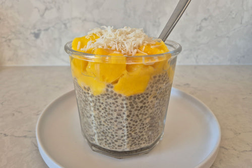 Recipe: Mango Protein Chia Pudding with Mānuka Honey