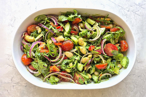 Recipe: High-Fibre Bean Salad with Green Goddess Mānuka Honey Dressing