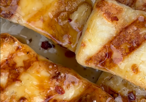 Recipe: Mānuka Honey-Glazed Halloumi Wraps