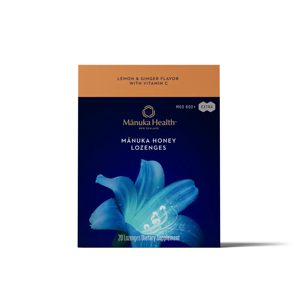 Manuka Honey Lemon & Ginger Lozenges with Vitamin C – Manuka Health