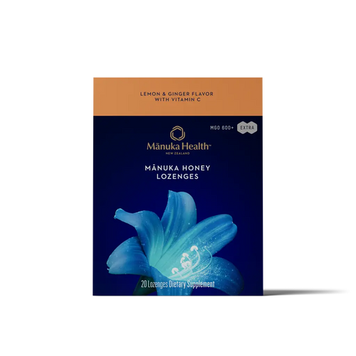 Mānuka Honey Drops: Lemon & Ginger with vitamin C US