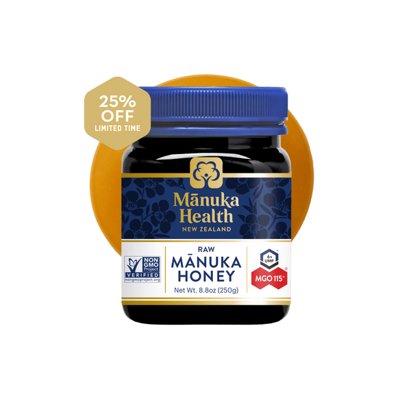 Manuka Health Mānuka Honey 250g MGO 115 Original MGO 115+ Manuka Honey UMF 6+ – Manuka Health