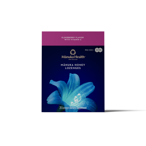 Manuka Honey Elderberry Lozenges with Vitamin C