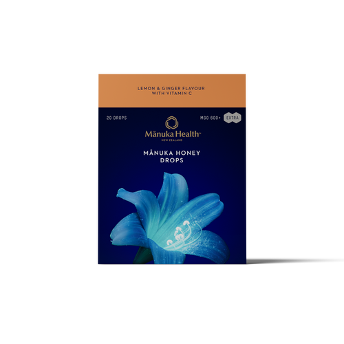 Manuka Honey Lemon & Ginger Lozenges with Vitamin C
