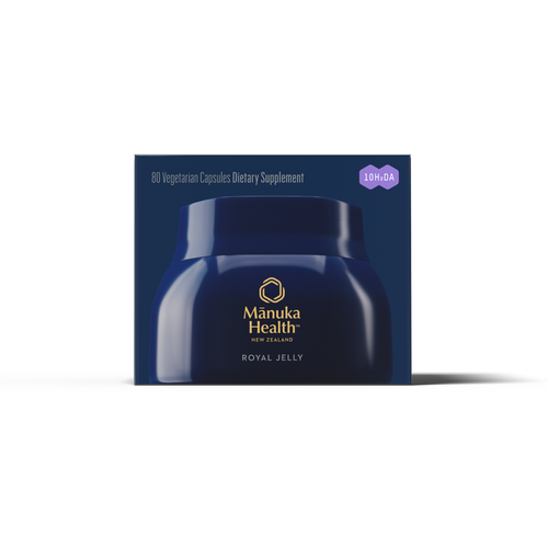 Royal Jelly capsules box. 