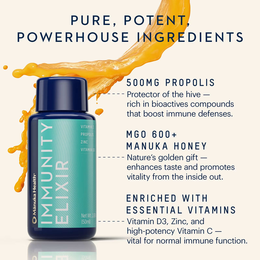 Immunity Elixir Shots – Manuka Health